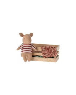 Maialino in Scatola - Bebè Femmina - Altezza 11 cm