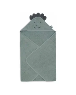 Mantellina da Bagno in Spugna - Con Cappuccio - 75x75cm - Jungle Jambo - Coccodrillo