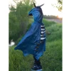 Mantello Drago della Notte con Cappuccio - Blu Elettrico