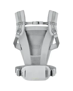 Marsupio Amya - Fog Grey - dalla Nascita ai 15 Kg - si Adatta al Corpo del tuo Bambino