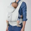 Marsupio Coya Urban Mobility - Bianco - dalla Nascita ai 15 Kg - Tessuto Mesh Comodo e Traspirabile