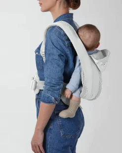 Marsupio Coya Urban Mobility - Bianco - dalla Nascita ai 15 Kg - Tessuto Mesh Comodo e Traspirabile