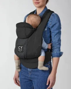 Marsupio Coya Urban Mobility - Nero - dalla Nascita ai 15 Kg - Tessuto Mesh Comodo e Traspirabile