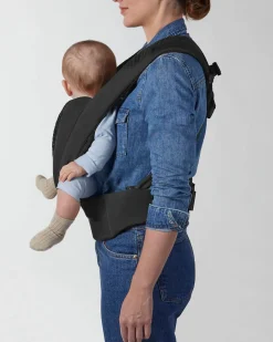 Marsupio Coya Urban Mobility - Nero - dalla Nascita ai 15 Kg - Tessuto Mesh Comodo e Traspirabile
