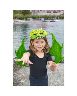 Maschera di Drago - Verde - 3+ anni