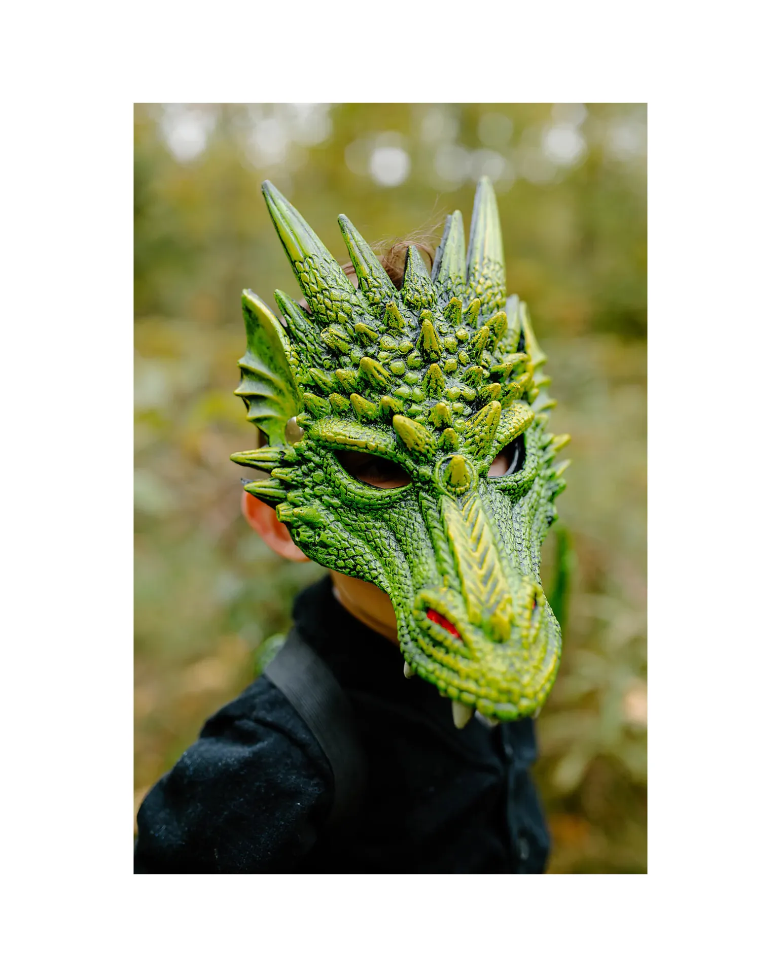 Maschera di Drago - Verde - 3+ anni