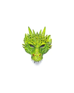 Maschera di Drago - Verde - 3+ anni