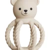Massaggiagengive con Sonaglio - Panna - Collezione Bear - Silicone Alimentare