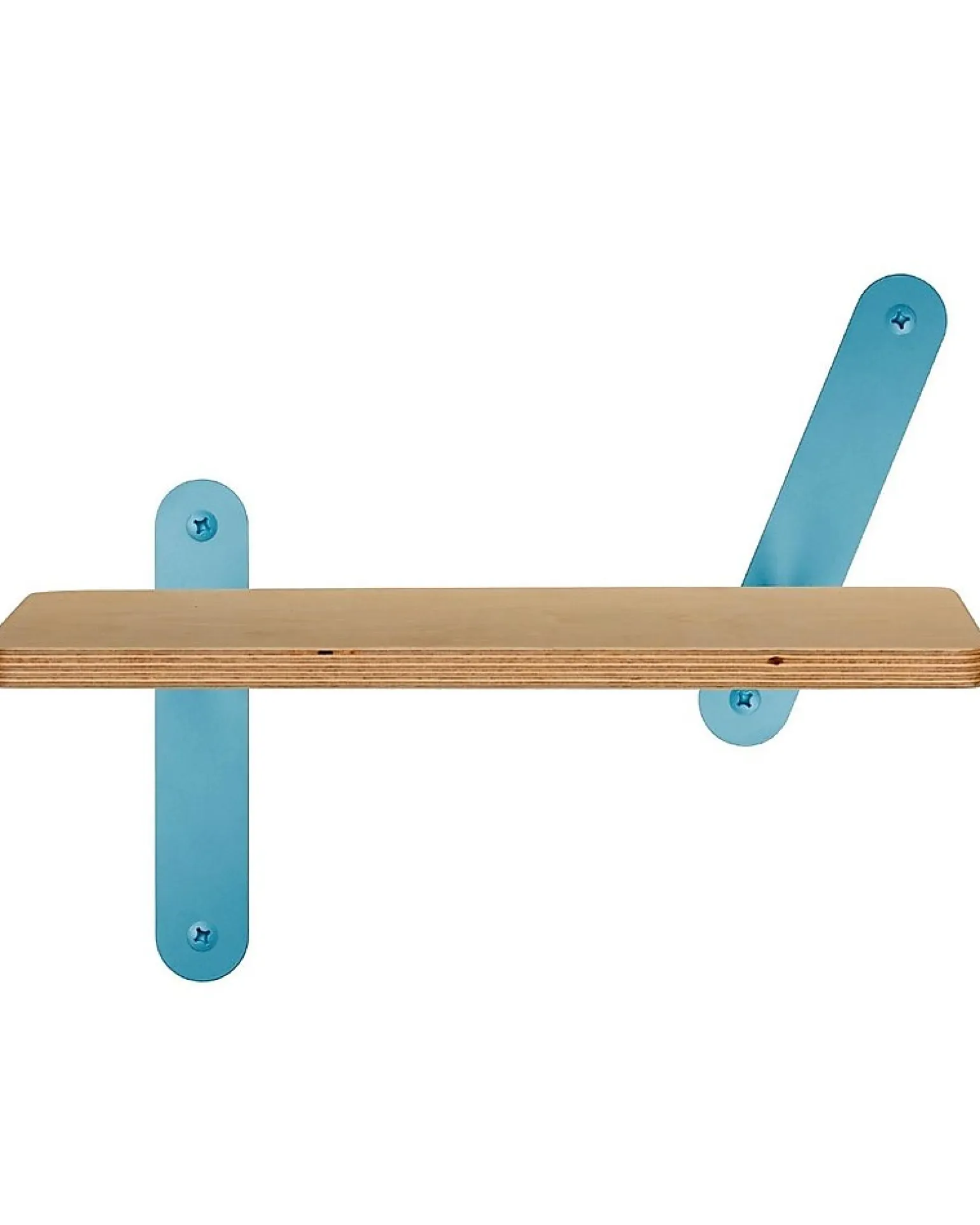 Mensola in Legno - Blu - 36 x 18 x 1,5 cm - Utile e Originale!