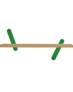 Mensola in Legno - Verde - 60 x 15 x 1,5 cm - Utile e Originale!