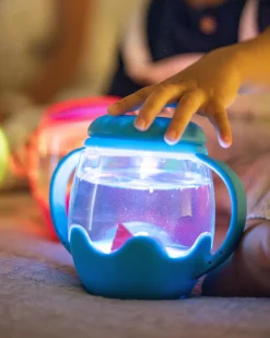 Mini Barattolo per Gioco Sensoriale - Blu - Adatto da 18 Mesi