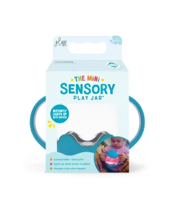 Mini Barattolo per Gioco Sensoriale - Blu - Adatto da 18 Mesi