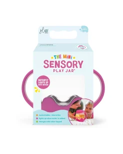 Mini Barattolo per Gioco Sensoriale - Rosa - Adatto da 18 Mesi