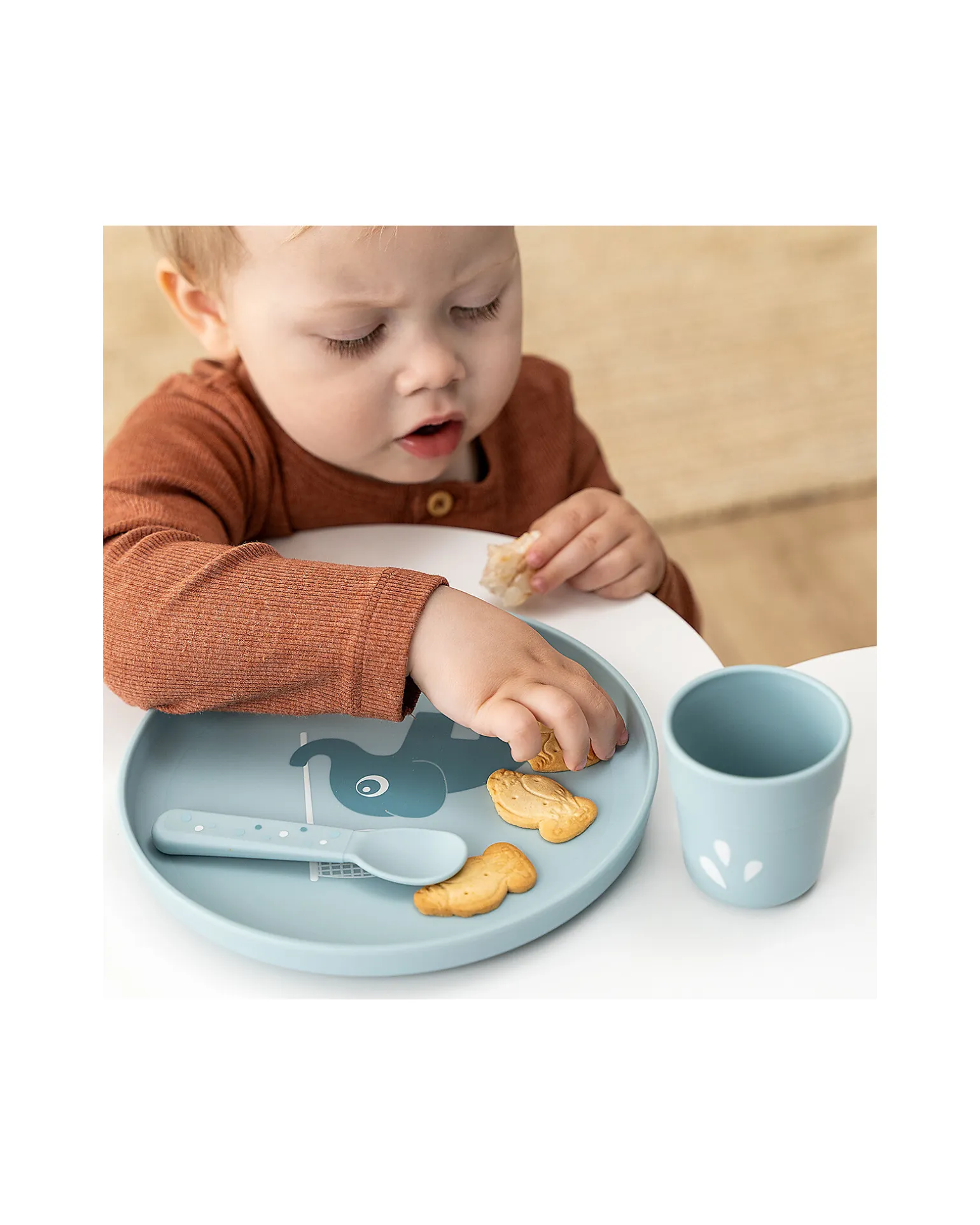Mini Bicchiere Foodie - Elphee Blu - Cipria - 100% PP Alimentare