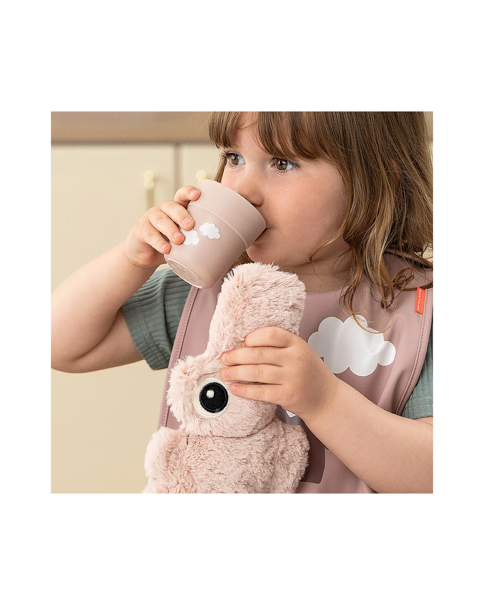 Mini Bicchiere Foodie - Happy Clouds Cipria - 100% PP Alimentare