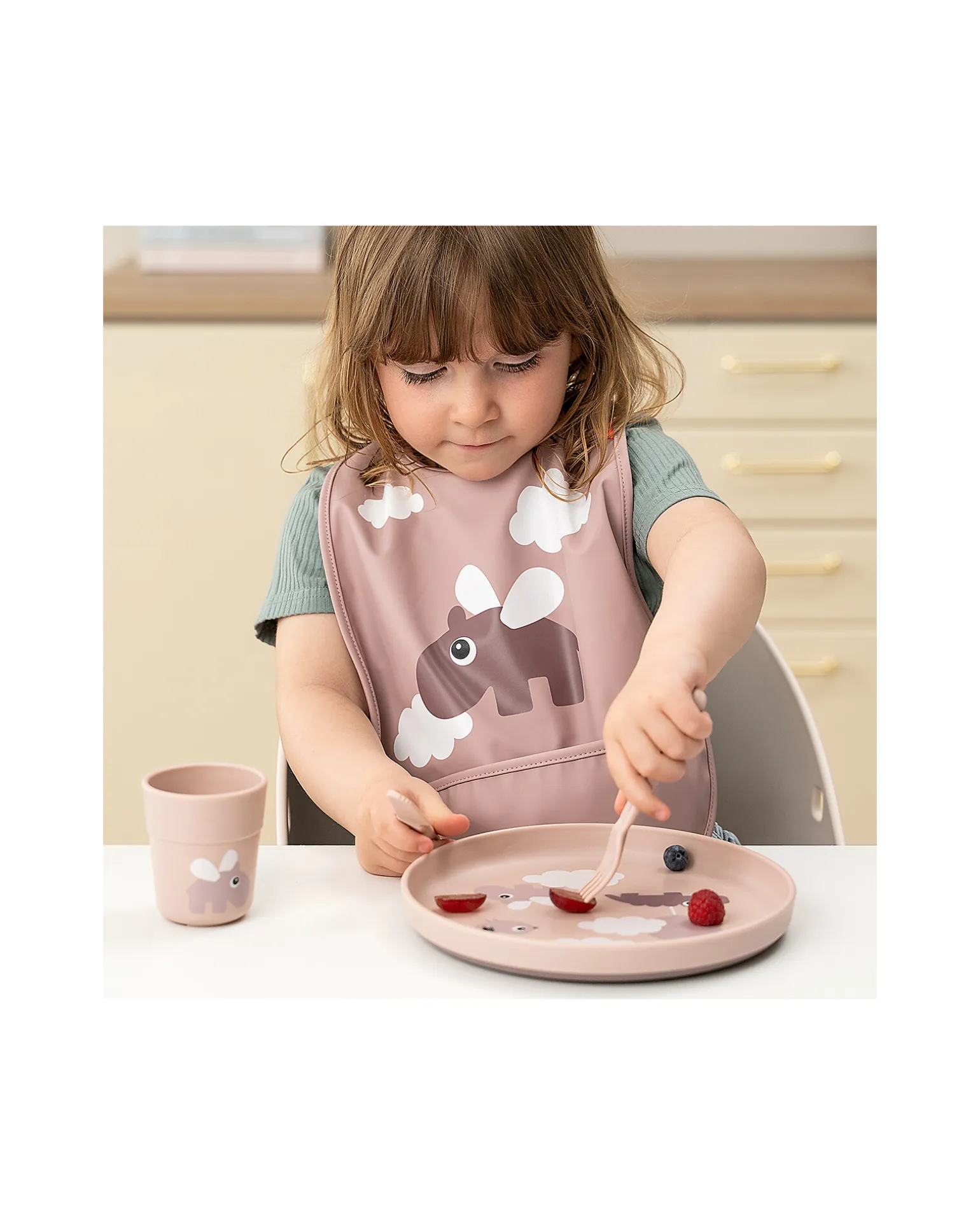 Mini Bicchiere Foodie - Happy Clouds Cipria - 100% PP Alimentare