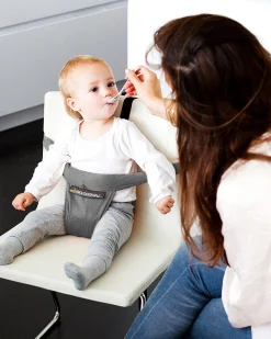 Minichair - Grigio - Seggiolino Universale da Tavolo - Sta anche in borsa!