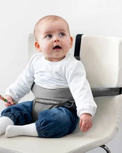 Minichair - Grigio - Seggiolino Universale da Tavolo - Sta anche in borsa!