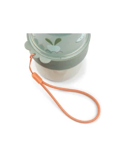 Mini Contenitori Snack con due Scomparti - S Birdee - Verde