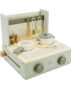 Mini Cucina Pieghevole in Legno - Verde - Legno di Faggio Certificato FSC