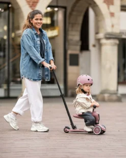 Monopattino a Triciclo con Barra di Spinta Highwaykick 1 Push and Go - Wildberry