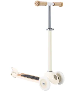 Monopattino con Cestino Removibile - Crema - da 3 Anni Fino a 50 kg