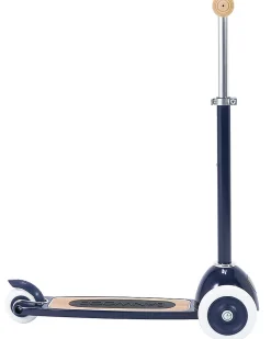 Monopattino con Cestino Removibile - Navy - da 3 Anni Fino a 50 kg