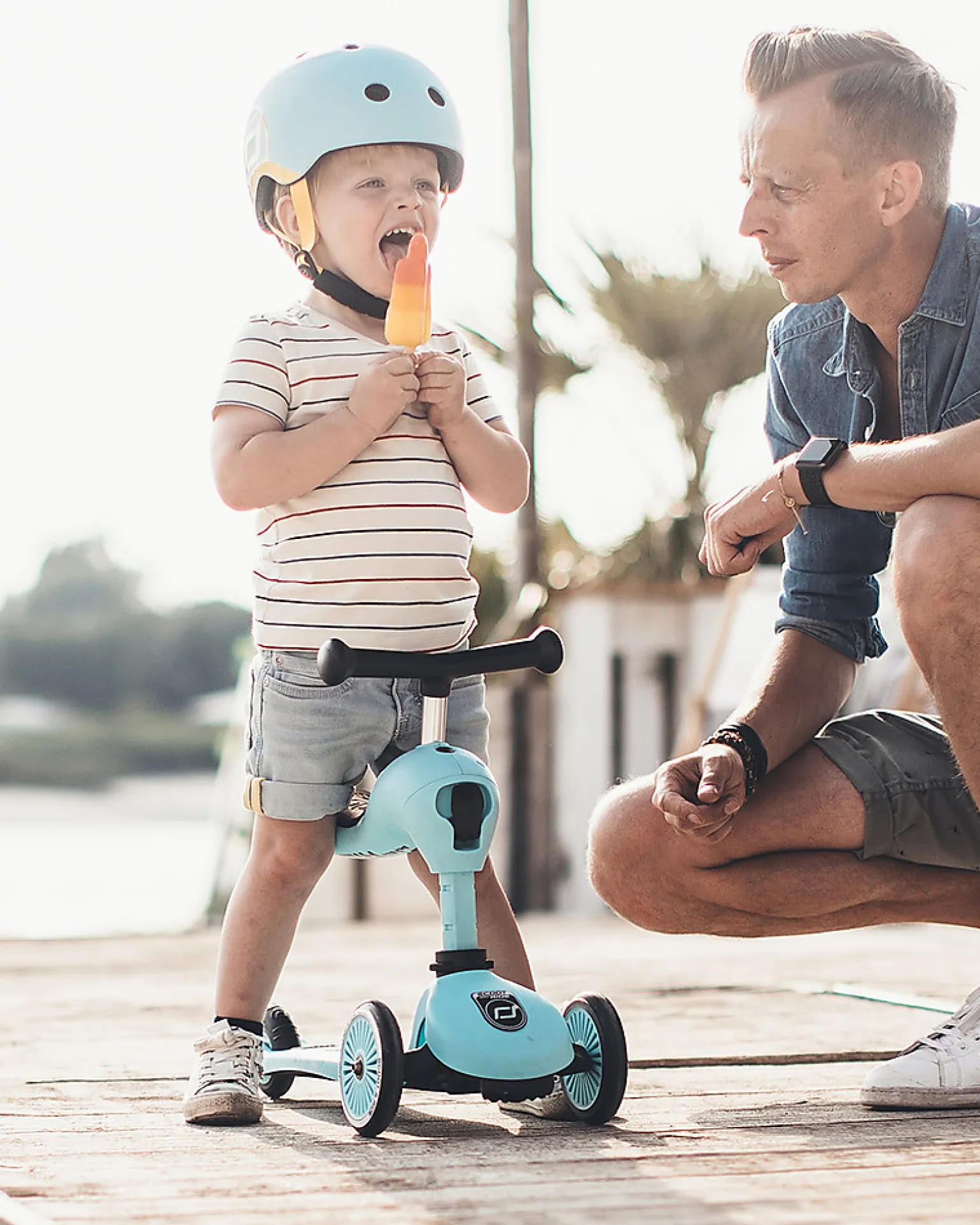 Monopattino e Triciclo 2in1 Highwaykick 1 - Blu Mirtillo - Da 1 a 5 anni