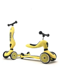 Monopattino e Triciclo 2in1 Highwaykick 1 - Giallo Limone - Da 1 a 5 anni
