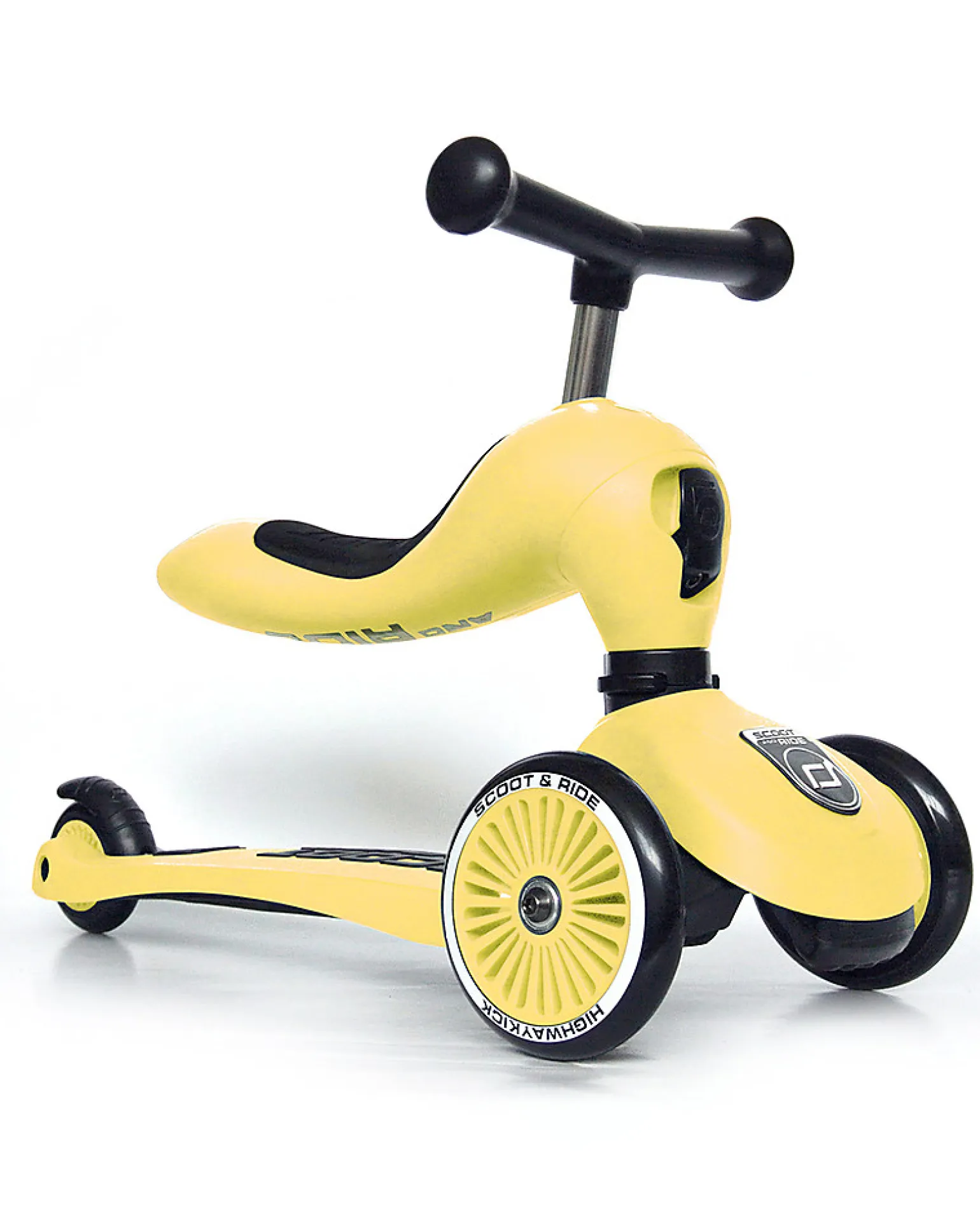 Monopattino e Triciclo 2in1 Highwaykick 1 - Giallo Limone - Da 1 a 5 anni