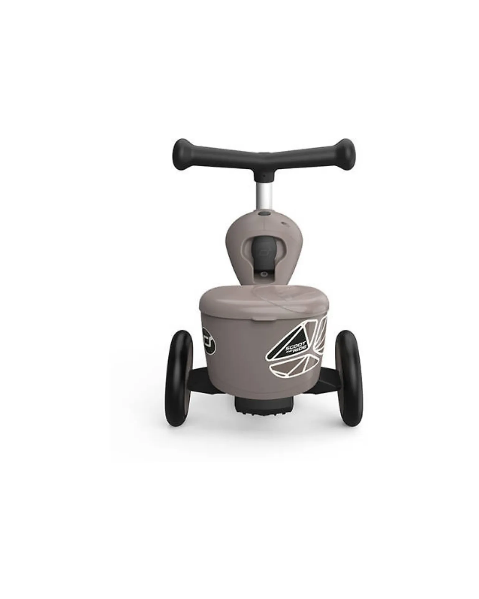 Monopattino e Triciclo 2in1 Highwaykick 1 Lifestyle - con Portaoggetti - Brown Lines - Da 1 a 5 anni