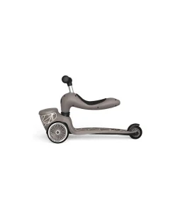 Monopattino e Triciclo 2in1 Highwaykick 1 Lifestyle - con Portaoggetti - Brown Lines - Da 1 a 5 anni
