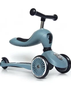Monopattino e Triciclo 2in1 Highwaykick 1, Blu Acciaio - Da 1 a 5 anni