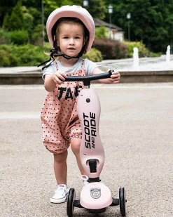 Monopattino e Triciclo 2in1 Highwaykick 1, Rosa - Da 1 a 5 anni
