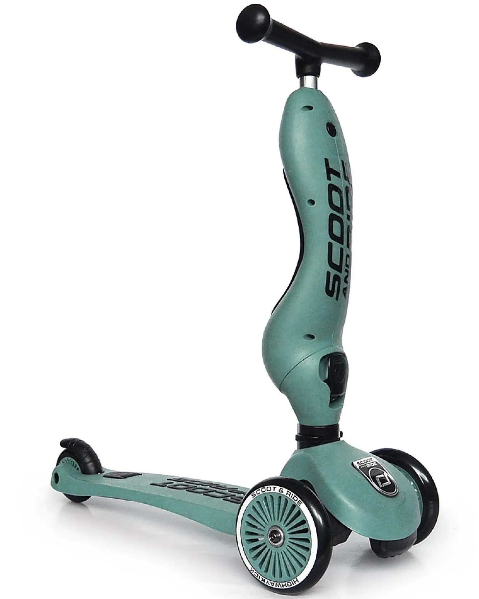 Monopattino e Triciclo 2in1 Highwaykick 1, Verde Foresta - Da 1 a 5 anni
