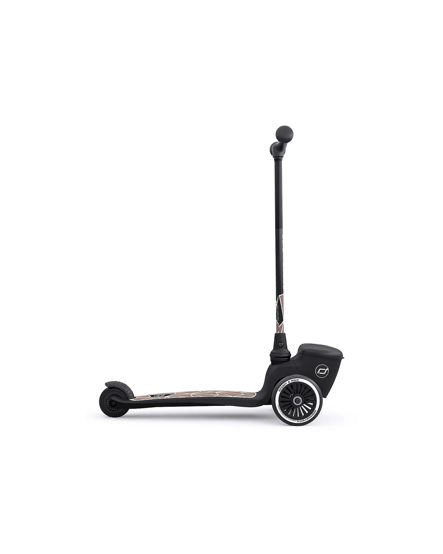 Monopattino HWK2 Lifestyle - Linee Marroni - 2 ai 5 anni - Fino a 50kg!