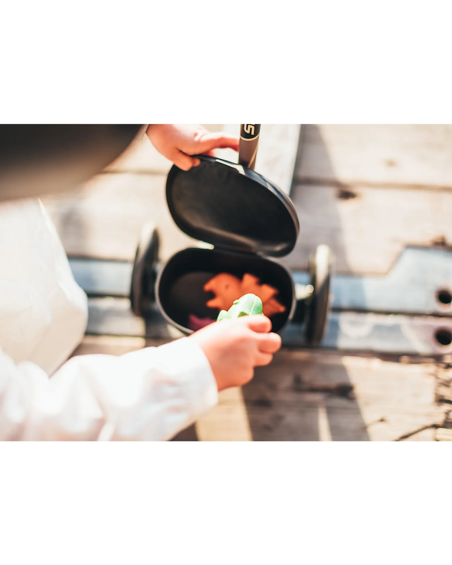 Monopattino HWK2 Lifestyle - Linee Marroni - 2 ai 5 anni - Fino a 50kg!