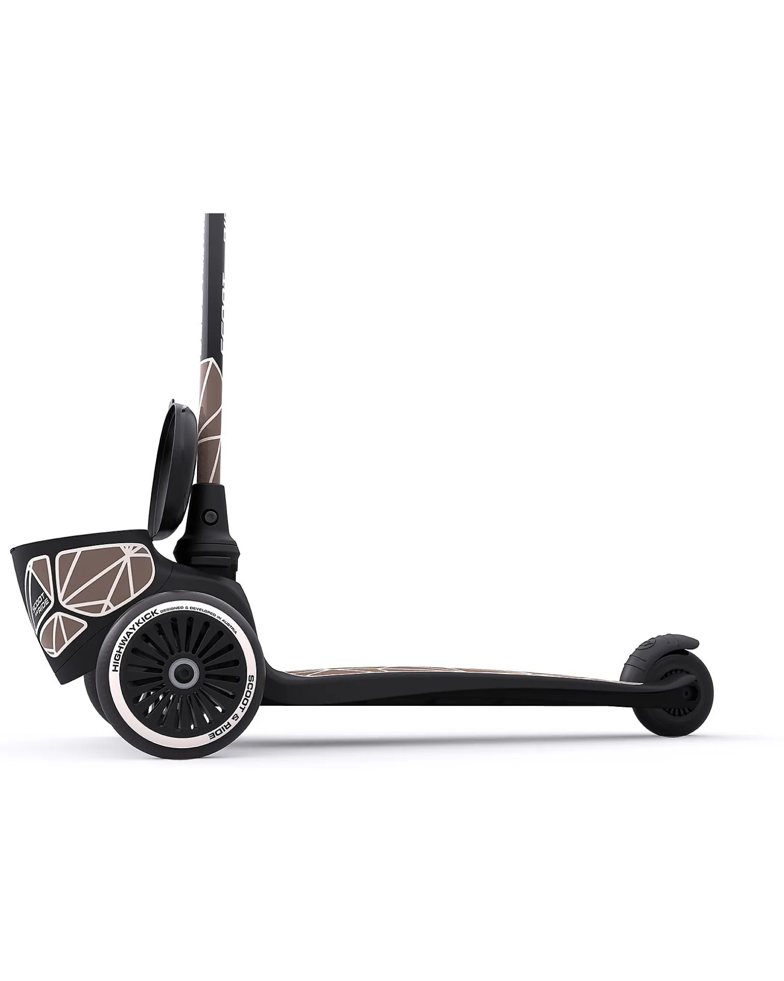 Monopattino HWK2 Lifestyle - Linee Marroni - 2 ai 5 anni - Fino a 50kg!