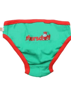 Mutandine Bambino Giorni della settimana - Pacco da 7 - 100% Cotone organico