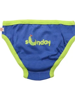 Mutandine Bambino Giorni della settimana - Pacco da 7 - 100% Cotone organico