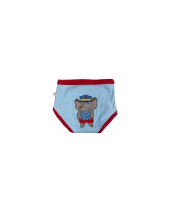 Mutandine Imbottite da Apprendimento - Maritime Mates - Bimbo - Pacco da 3 - 100% Cotone Bio