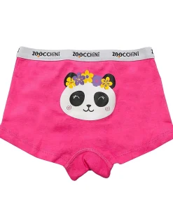 Mutandine Pantaloncino Bimba - Flower Power - Pacco da 3 - 100% Cotone Bio