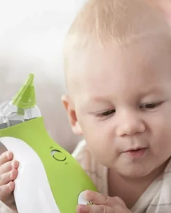Nosiboo Go, Aspiratore Nasale Elettrico Portatile, Verde