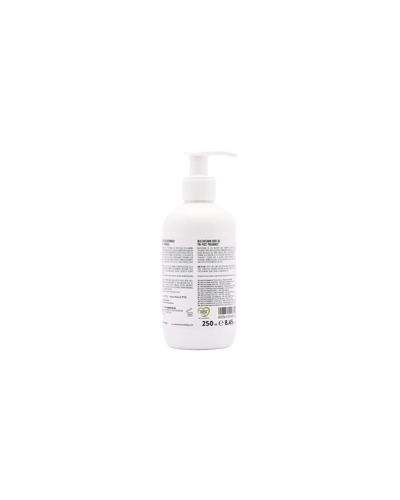 Olio Corpo Multivitaminico - Pasqualina - Pre-Post Gravidanza - 250ml