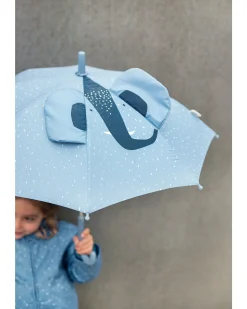 Ombrello Bimbo - Mrs Elephant - Azzurro - Diametro 70 cm