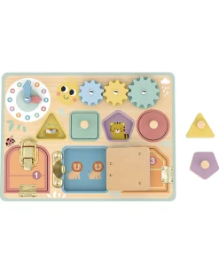 Pannello Montessori in Legno - 30 x 22,5 x 3,5 cm