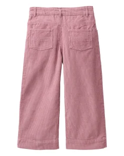 Pantaloni in Velluto a Coste - Rosa - Cotone GOTS