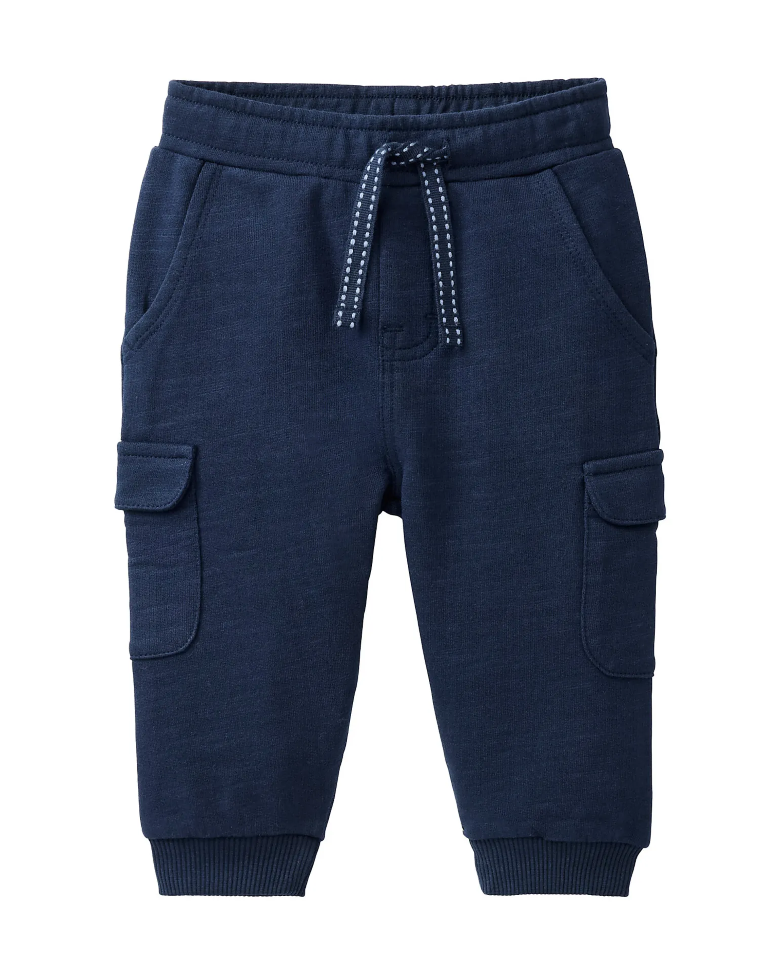 Pantaloni Tuta Cargo - Blu - Cotone GOTS
