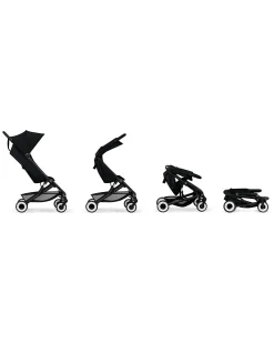 Passeggino Agis - Magic Black - Telaio Nero - dai 6 mesi ai 4 anni - Compatibile con il Bagaglio a Mano