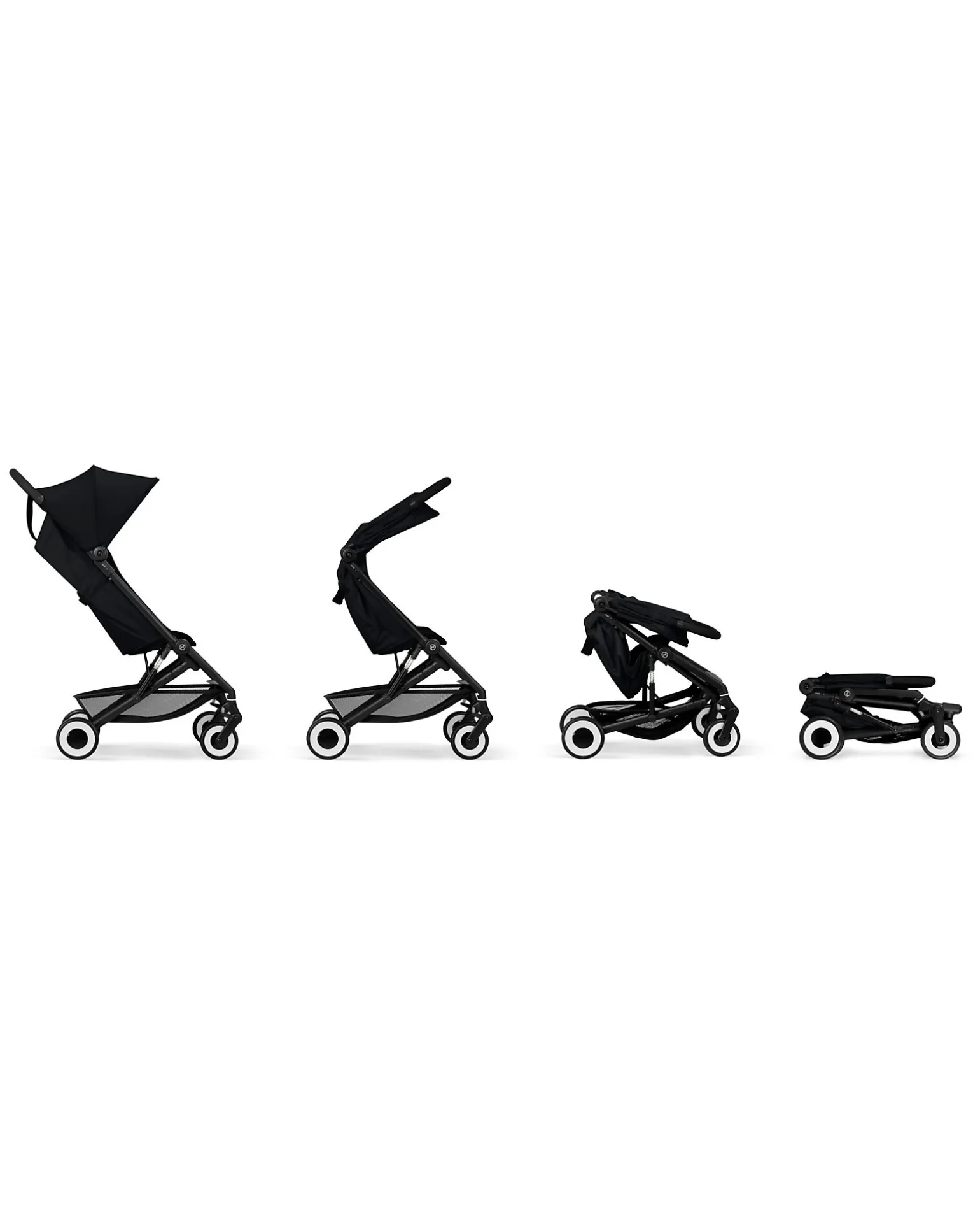 Passeggino Agis - Magic Black - Telaio Nero - dai 6 mesi ai 4 anni - Compatibile con il Bagaglio a Mano